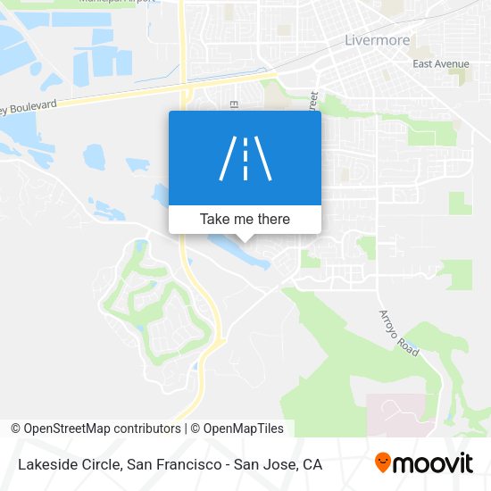 Mapa de Lakeside Circle