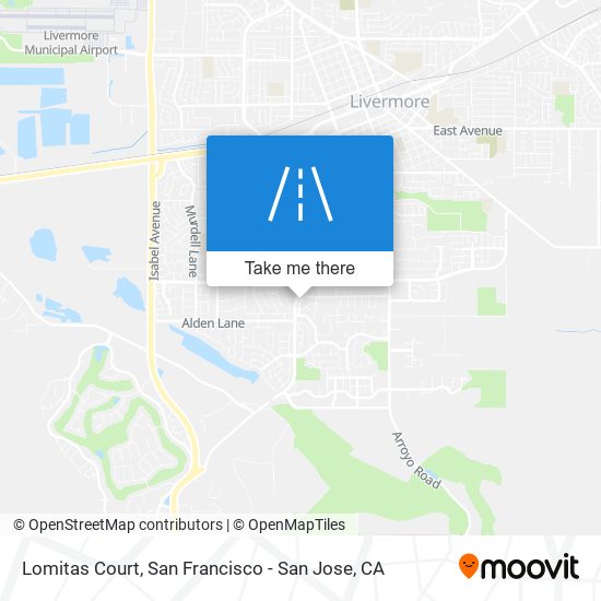 Lomitas Court map