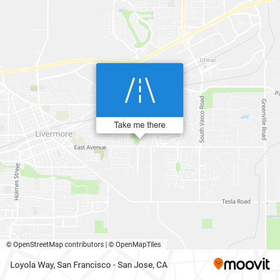 Loyola Way map