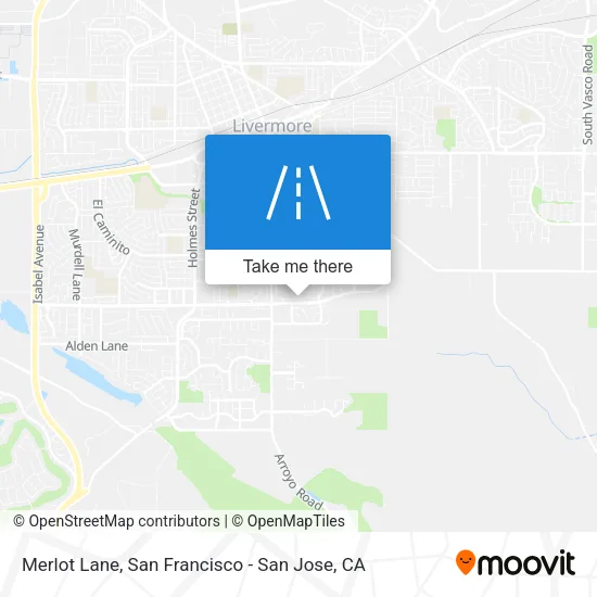 Mapa de Merlot Lane