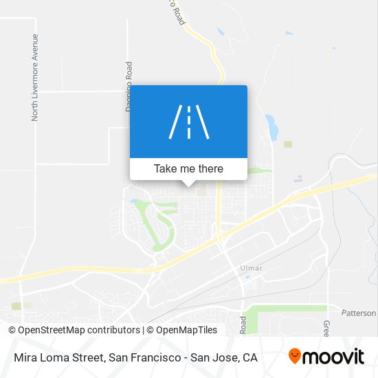 Mapa de Mira Loma Street