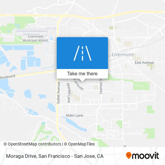 Mapa de Moraga Drive