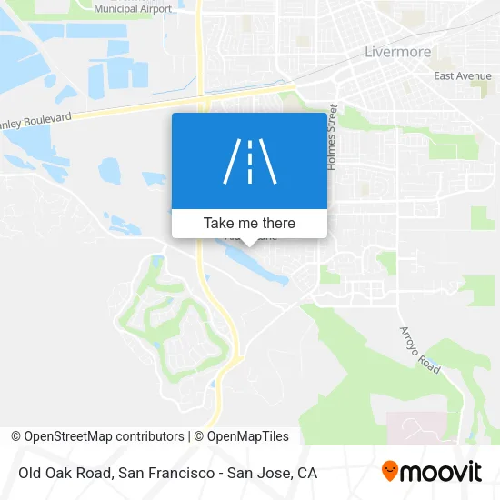 Mapa de Old Oak Road
