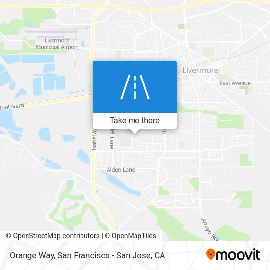 Mapa de Orange Way