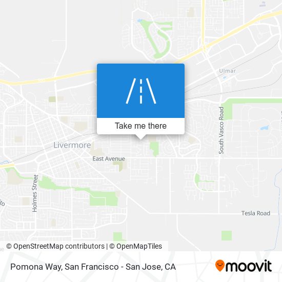 Pomona Way map