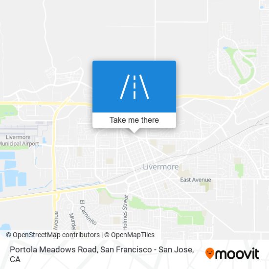 Portola Meadows Road map