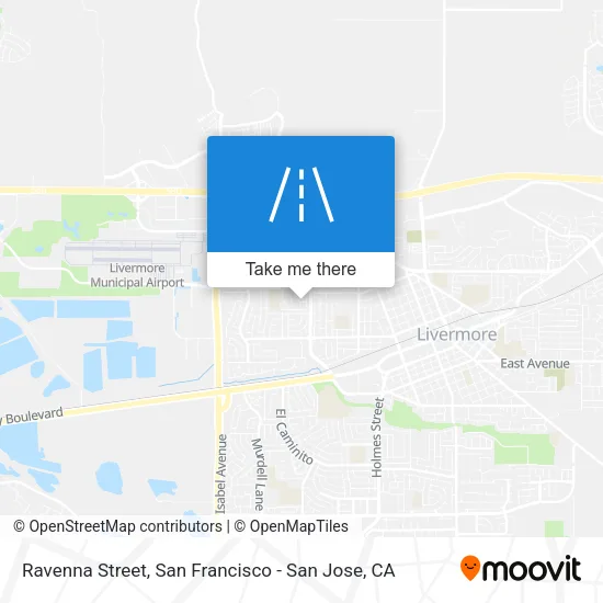 Ravenna Street map