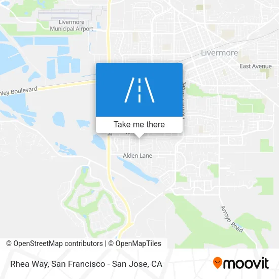 Rhea Way map