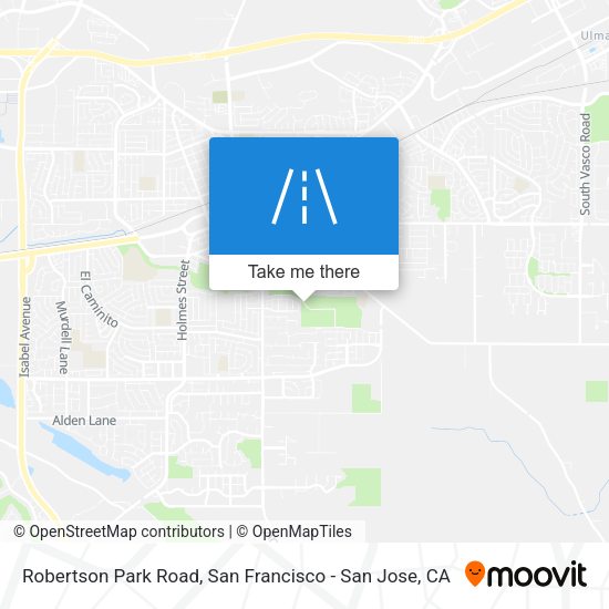 Robertson Park Road map