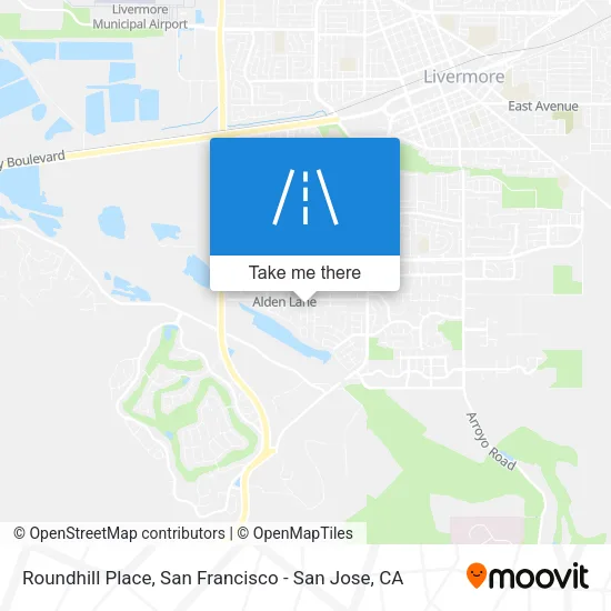 Mapa de Roundhill Place
