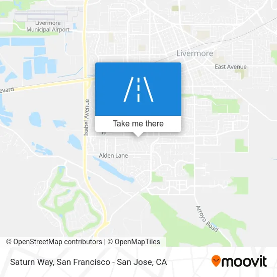 Saturn Way map
