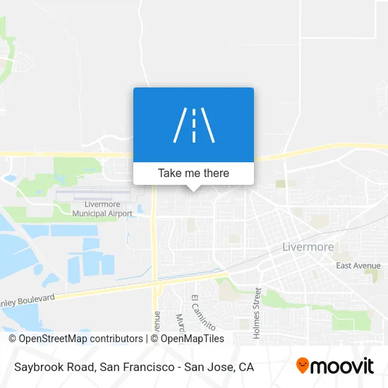 Mapa de Saybrook Road