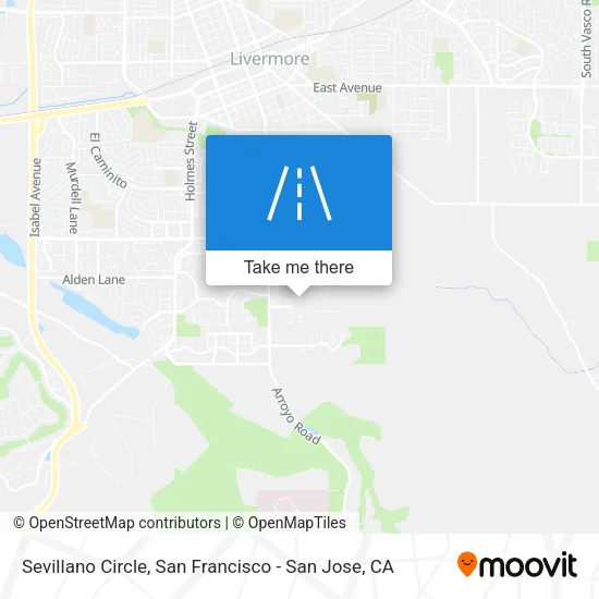 Mapa de Sevillano Circle
