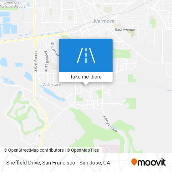 Sheffield Drive map