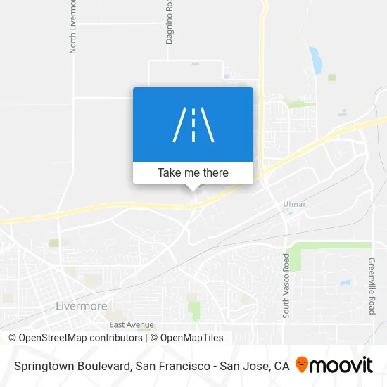 Springtown Boulevard map