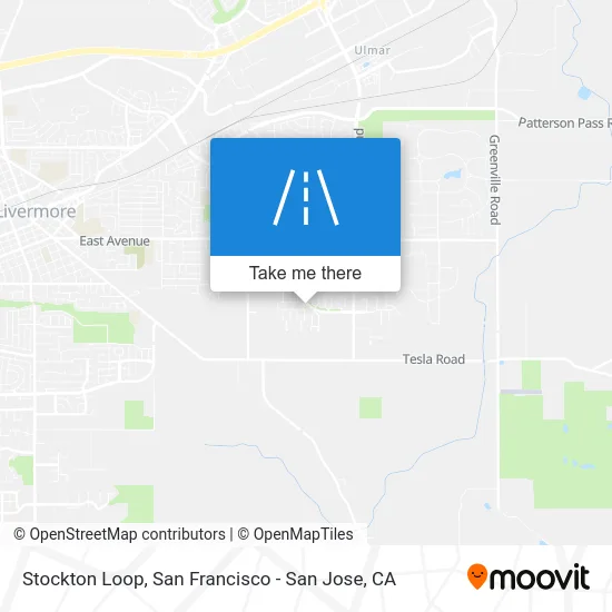 Stockton Loop map