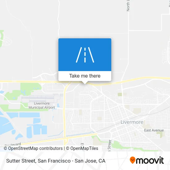 Sutter Street map