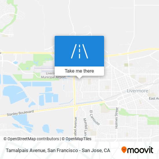 Tamalpais Avenue map