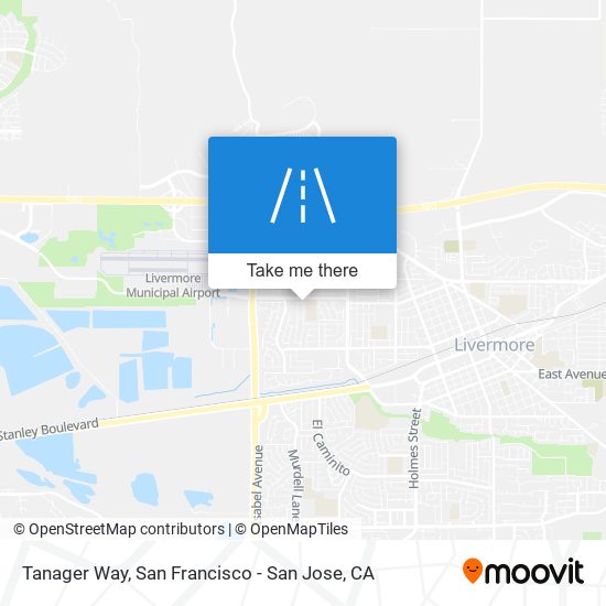 Tanager Way map