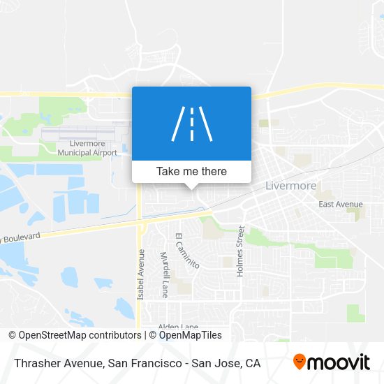 Mapa de Thrasher Avenue