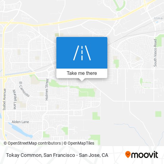 Tokay Common map