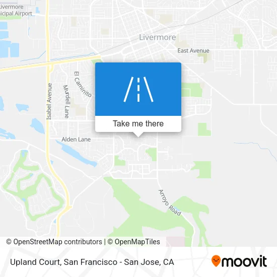 Upland Court map