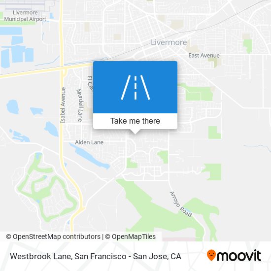 Westbrook Lane map