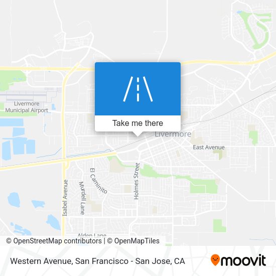 Mapa de Western Avenue