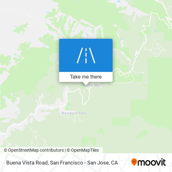 Buena Vista Road map