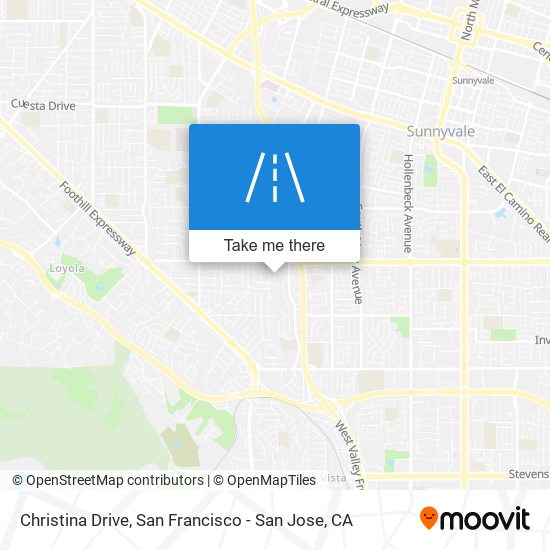 Mapa de Christina Drive