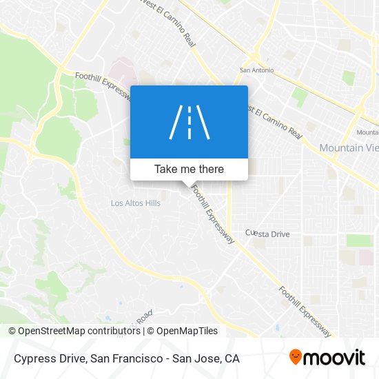 Mapa de Cypress Drive