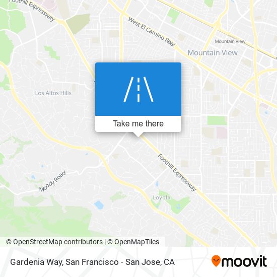 Gardenia Way map