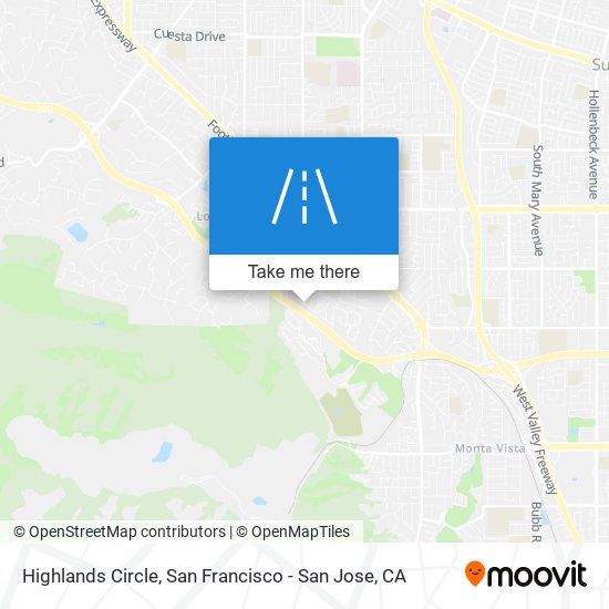 Highlands Circle map