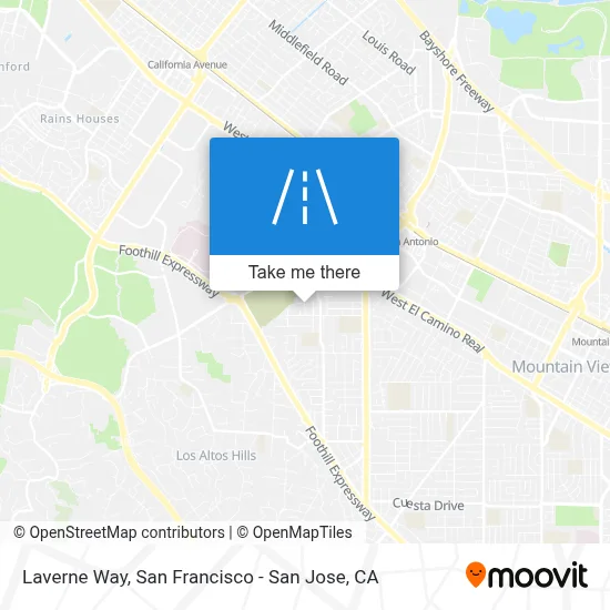Laverne Way map