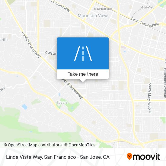 Linda Vista Way map