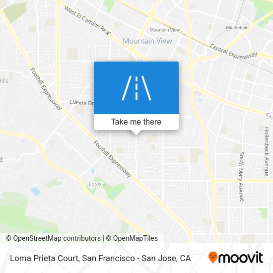 Loma Prieta Court map
