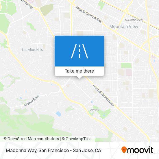 Madonna Way map