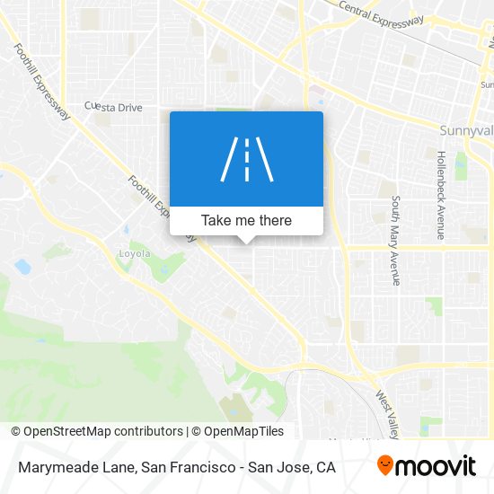 Marymeade Lane map