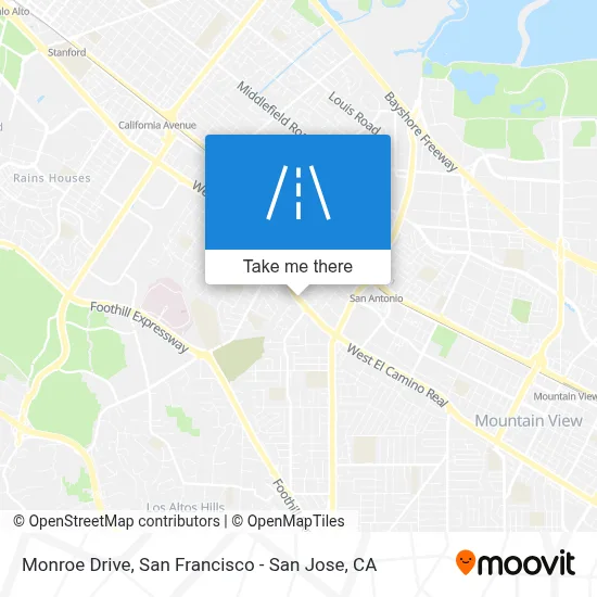 Monroe Drive map