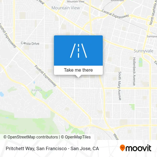 Pritchett Way map
