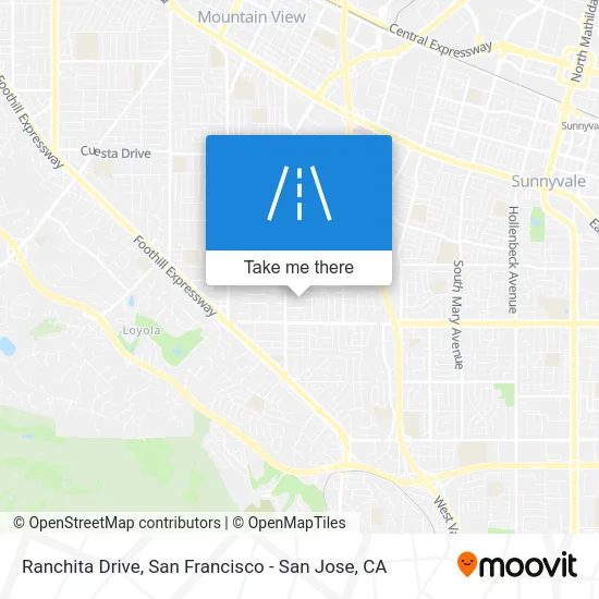 Ranchita Drive map