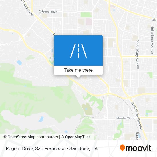 Mapa de Regent Drive