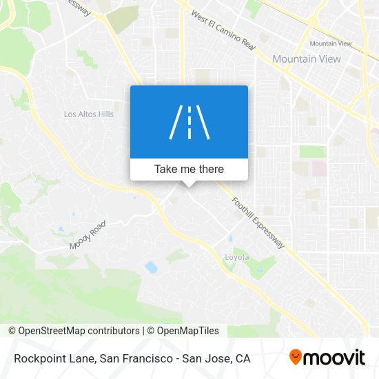 Rockpoint Lane map