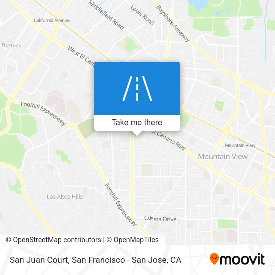 San Juan Court map
