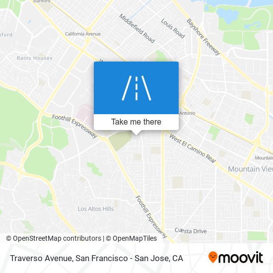 Traverso Avenue map