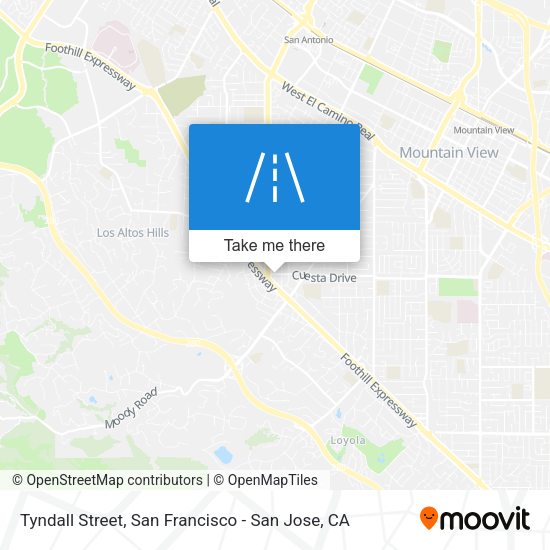Mapa de Tyndall Street