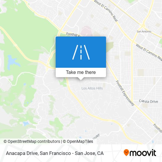 Anacapa Drive map