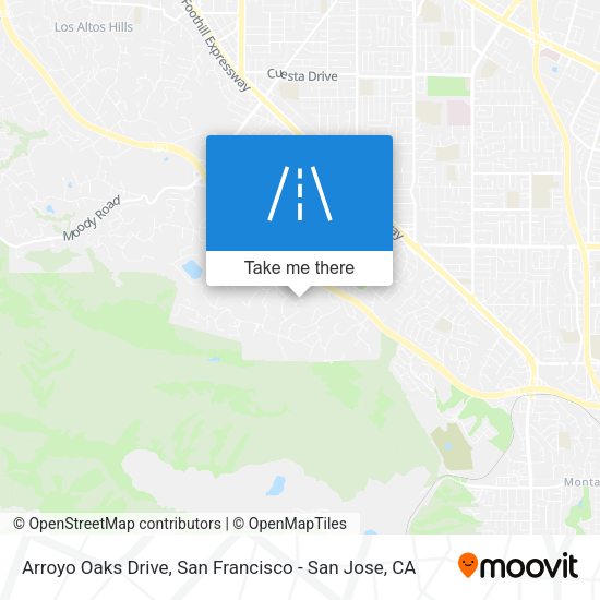 Arroyo Oaks Drive map