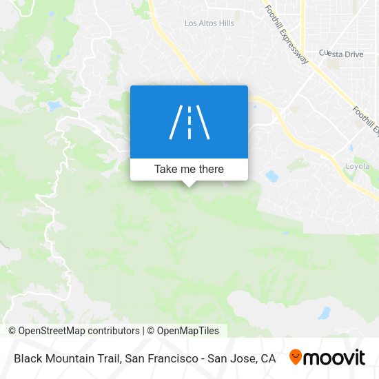 Mapa de Black Mountain Trail
