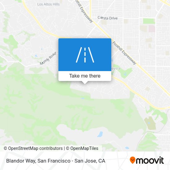 Mapa de Blandor Way